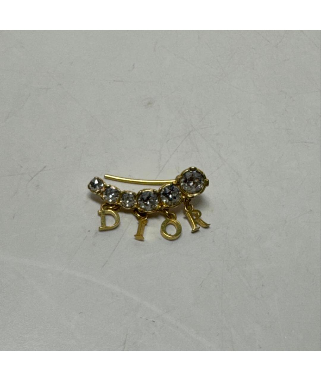 CHRISTIAN DIOR Золотые серьги, фото 8