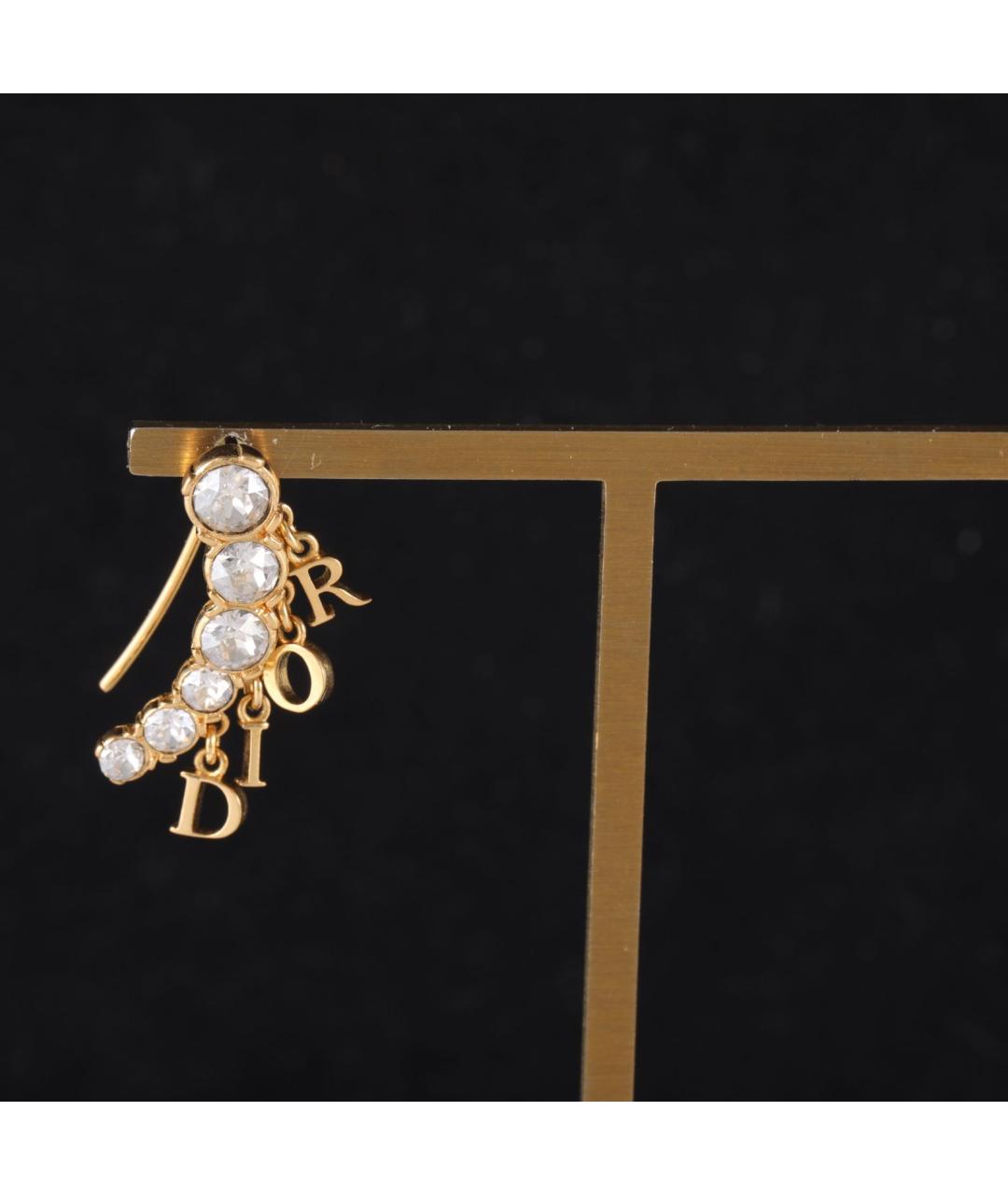 CHRISTIAN DIOR Золотые серьги, фото 7