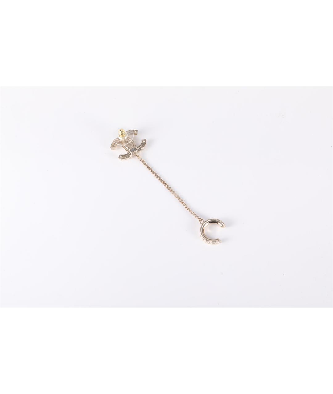 CHANEL Золотые серьги, фото 5