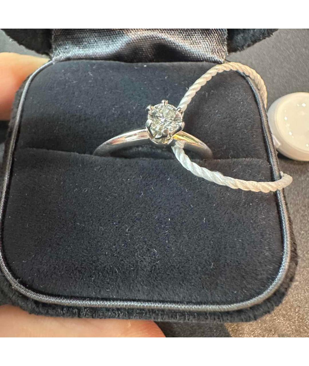 TIFFANY&CO Серебряное платиновое кольцо, фото 8