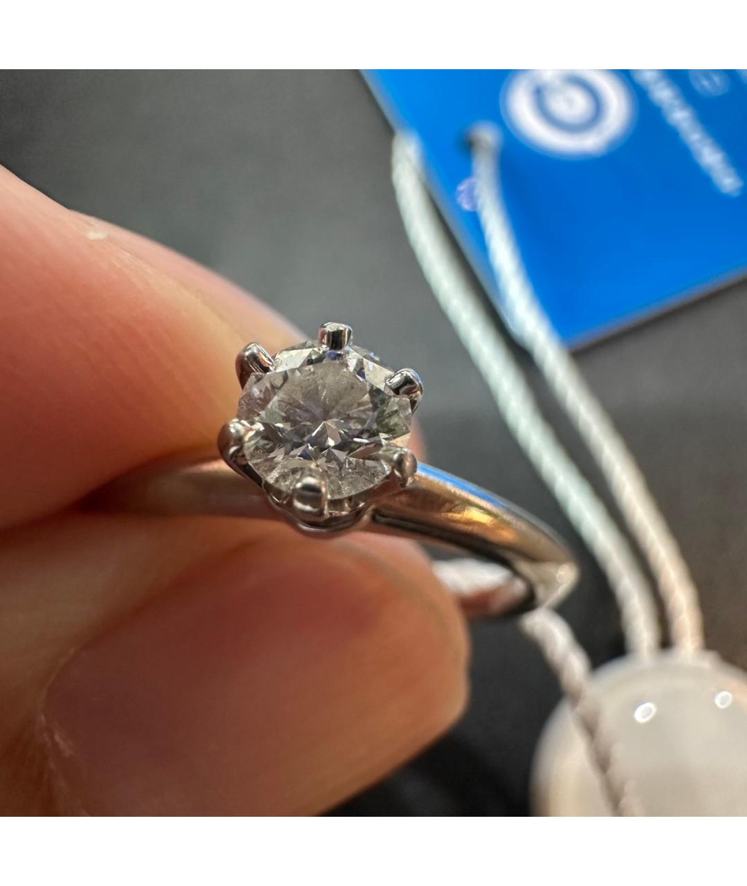TIFFANY&CO Серебряное платиновое кольцо, фото 2