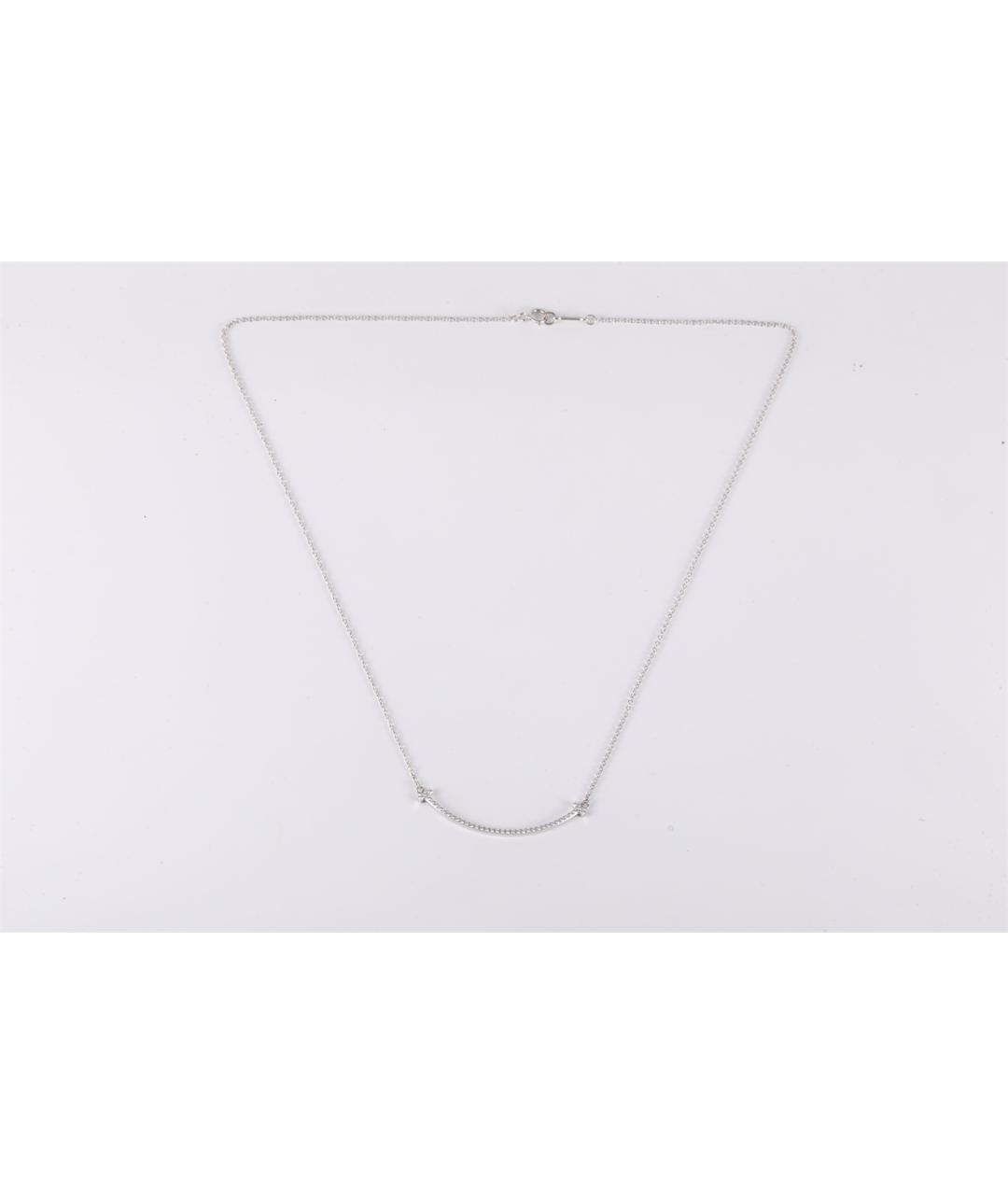 TIFFANY&CO Серебряное колье из белого золота, фото 6