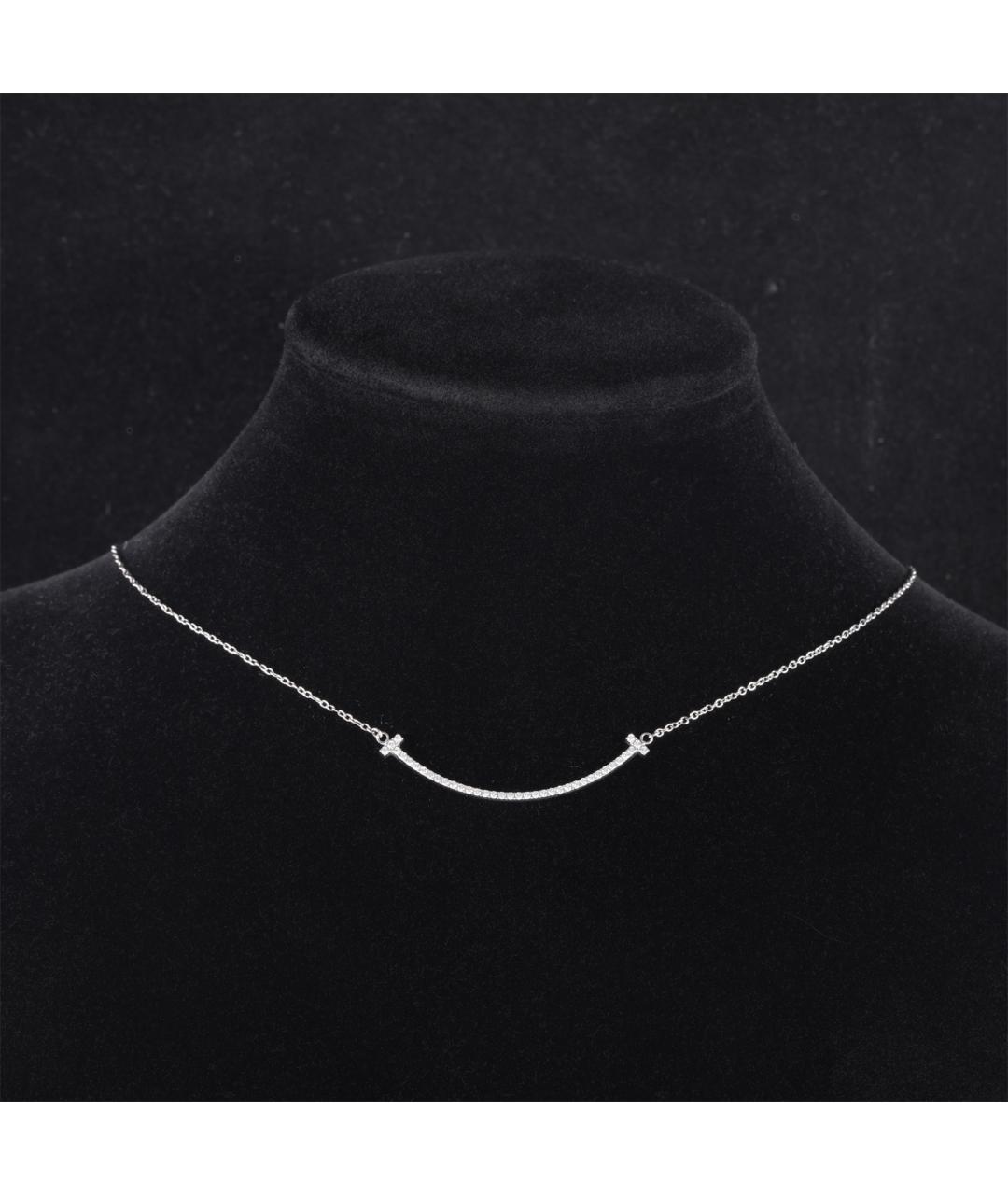 TIFFANY&CO Серебряное колье из белого золота, фото 7