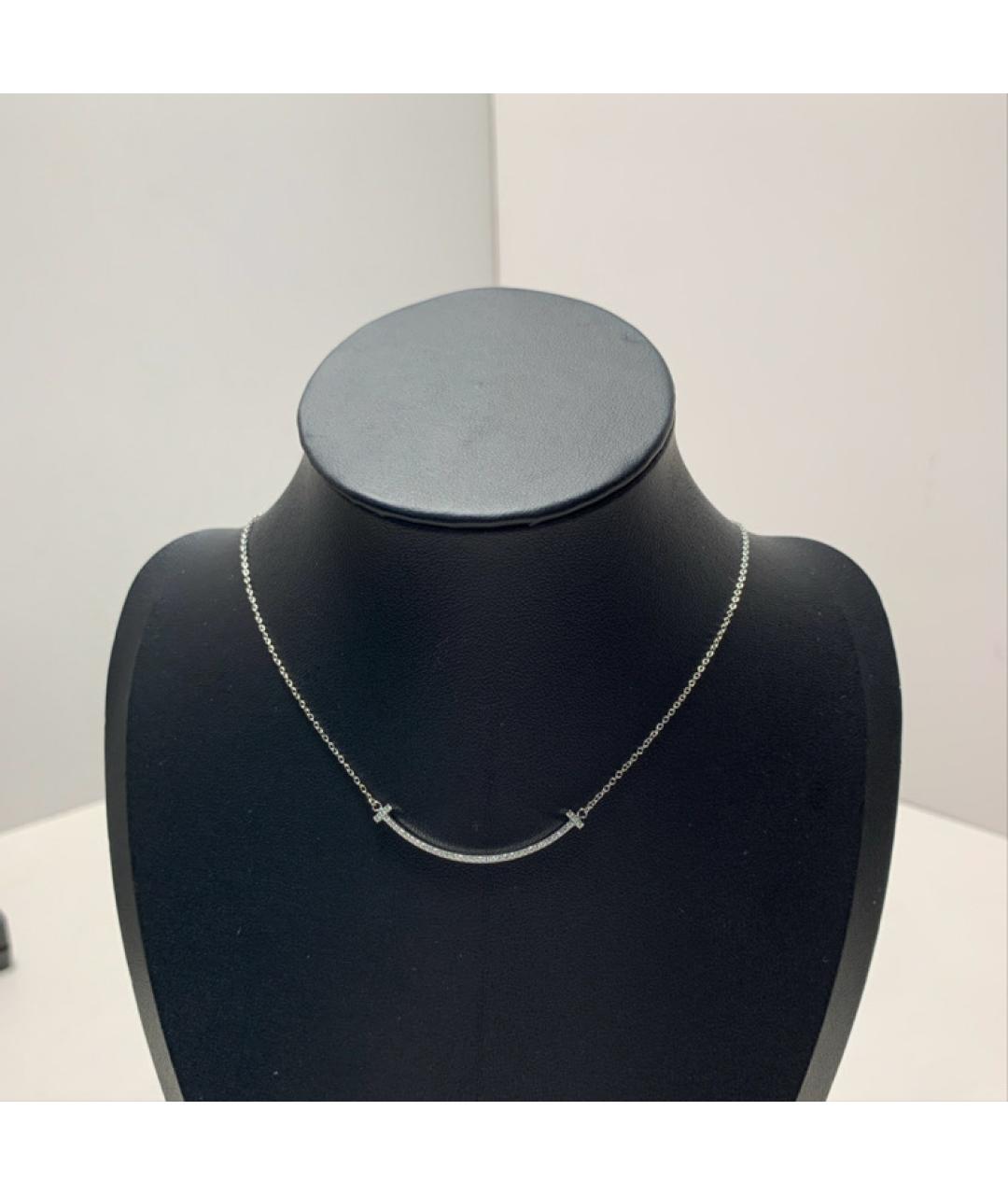TIFFANY&CO Серебряное колье из белого золота, фото 8