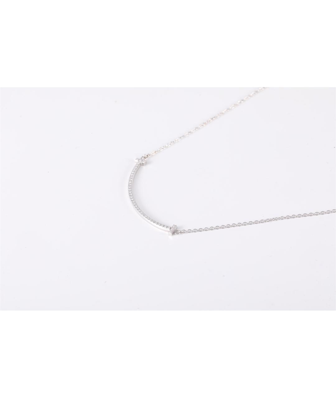 TIFFANY&CO Серебряное колье из белого золота, фото 2