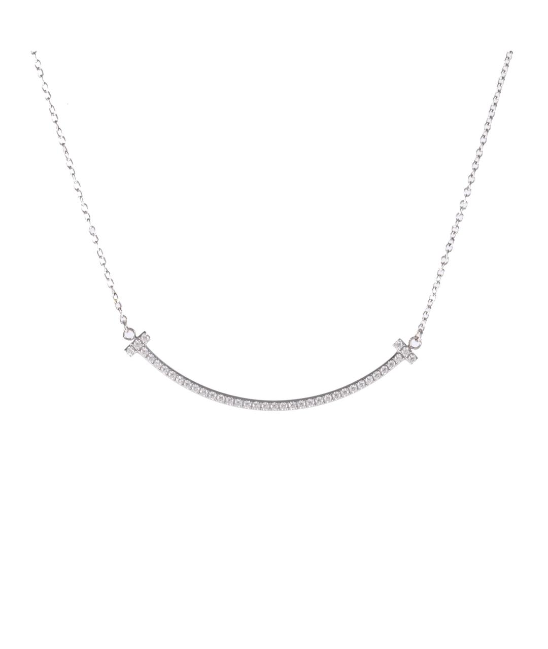 TIFFANY&CO Серебряное колье из белого золота, фото 1