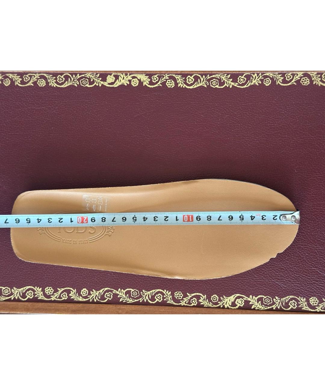 TOD'S Бежевые замшевые мокасины, фото 3