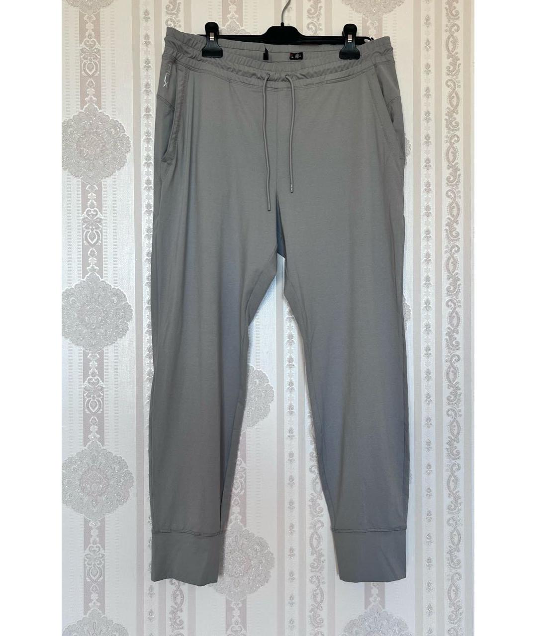 RALPH LAUREN Серые прямые брюки, фото 4
