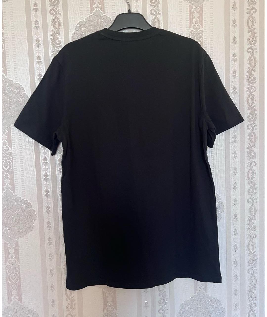 ARMANI EXCHANGE Черная хлопковая футболка, фото 2