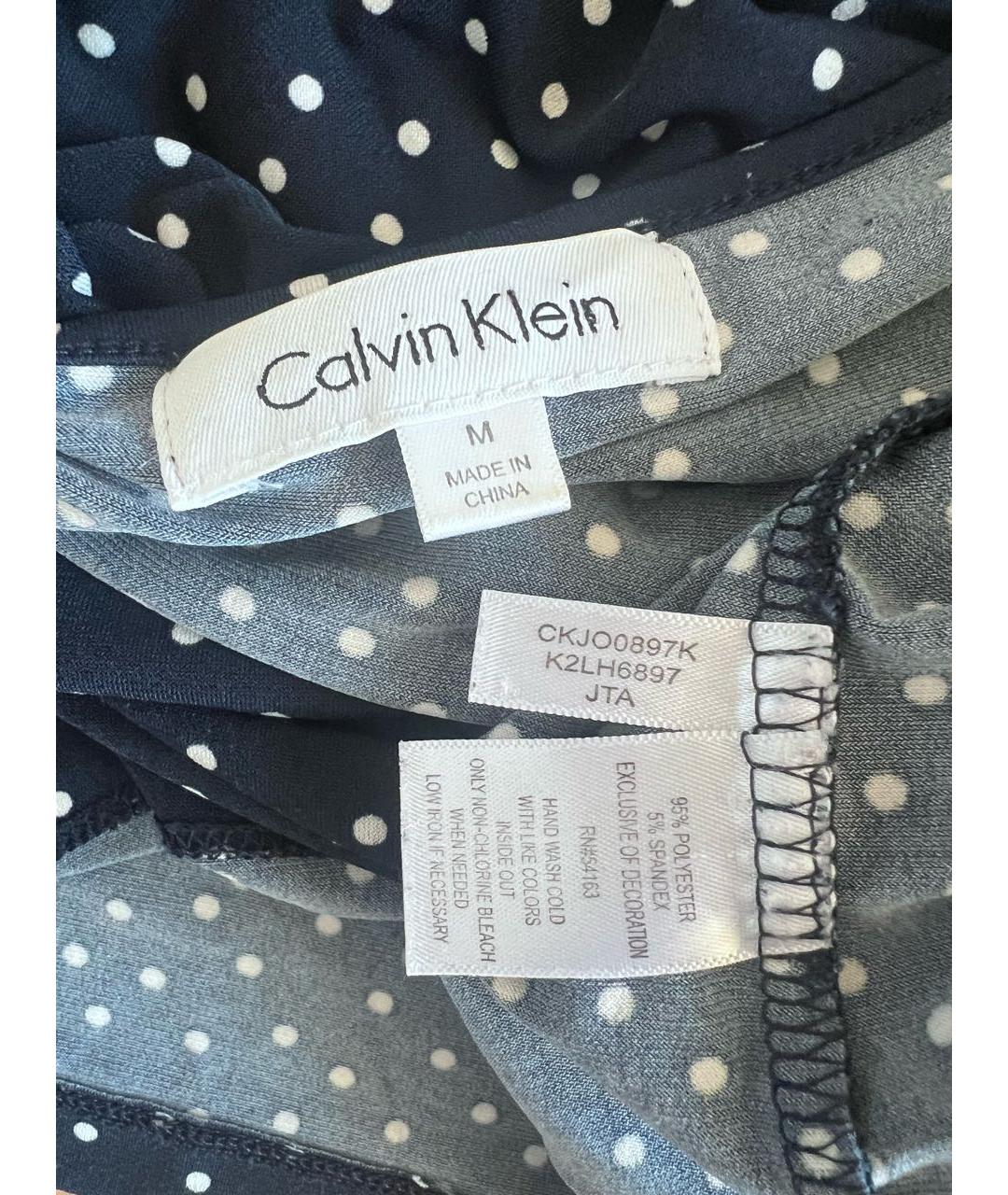 CALVIN KLEIN Темно-синяя блузы, фото 3
