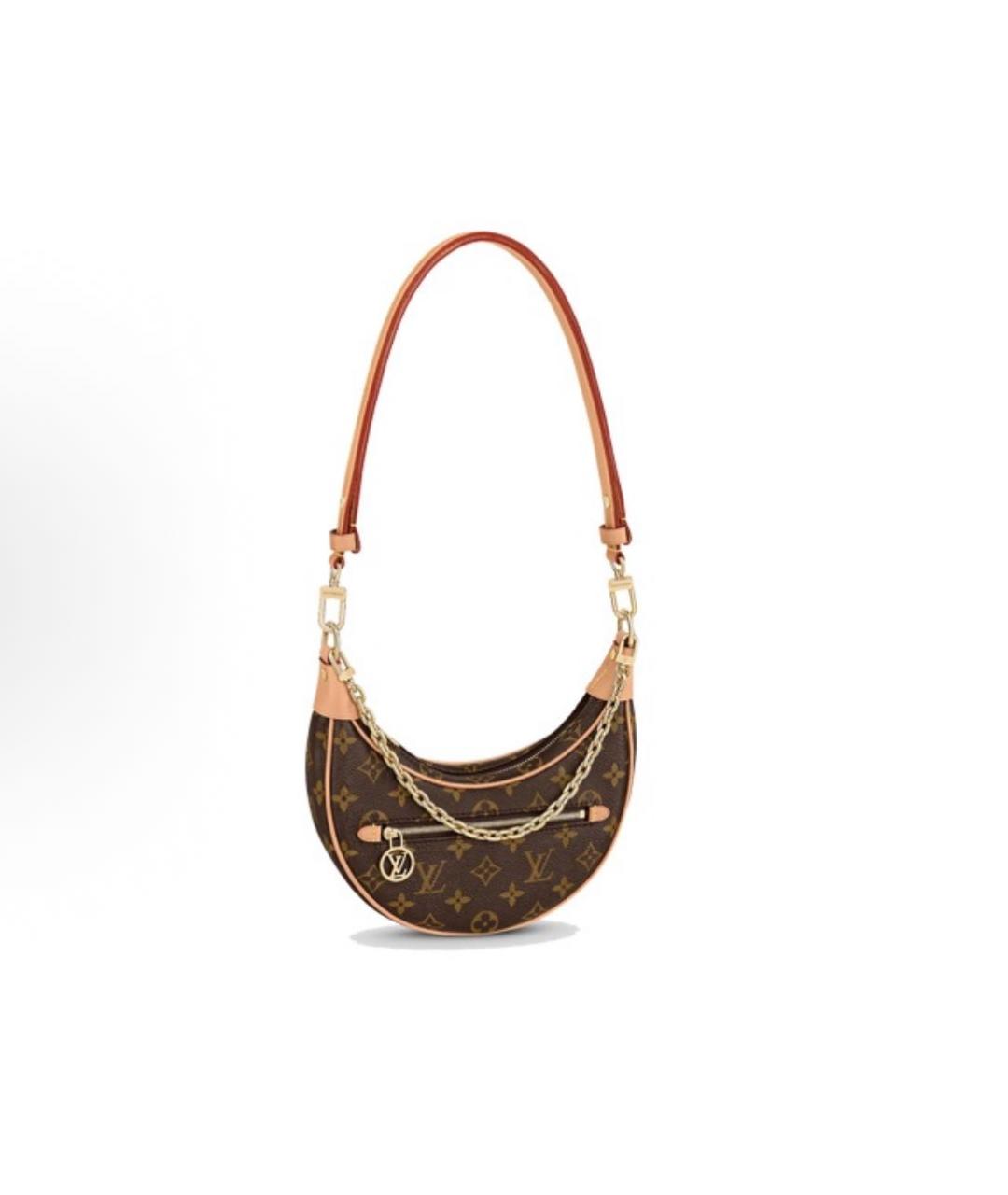 LOUIS VUITTON Коричневая сумка с короткими ручками, фото 5