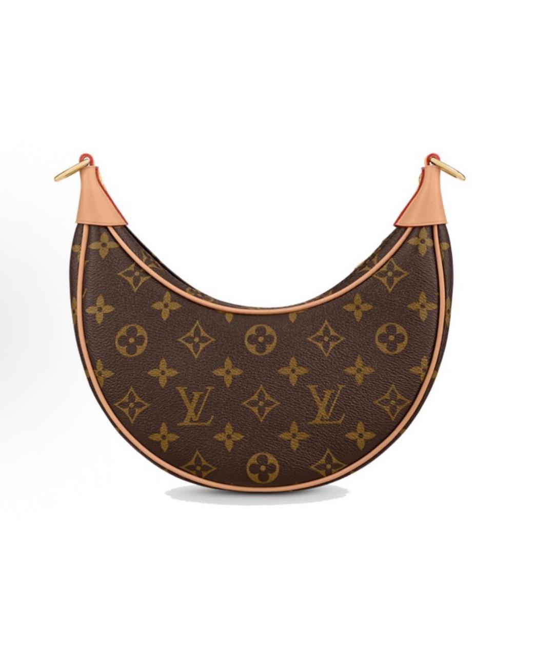 LOUIS VUITTON Коричневая сумка с короткими ручками, фото 3