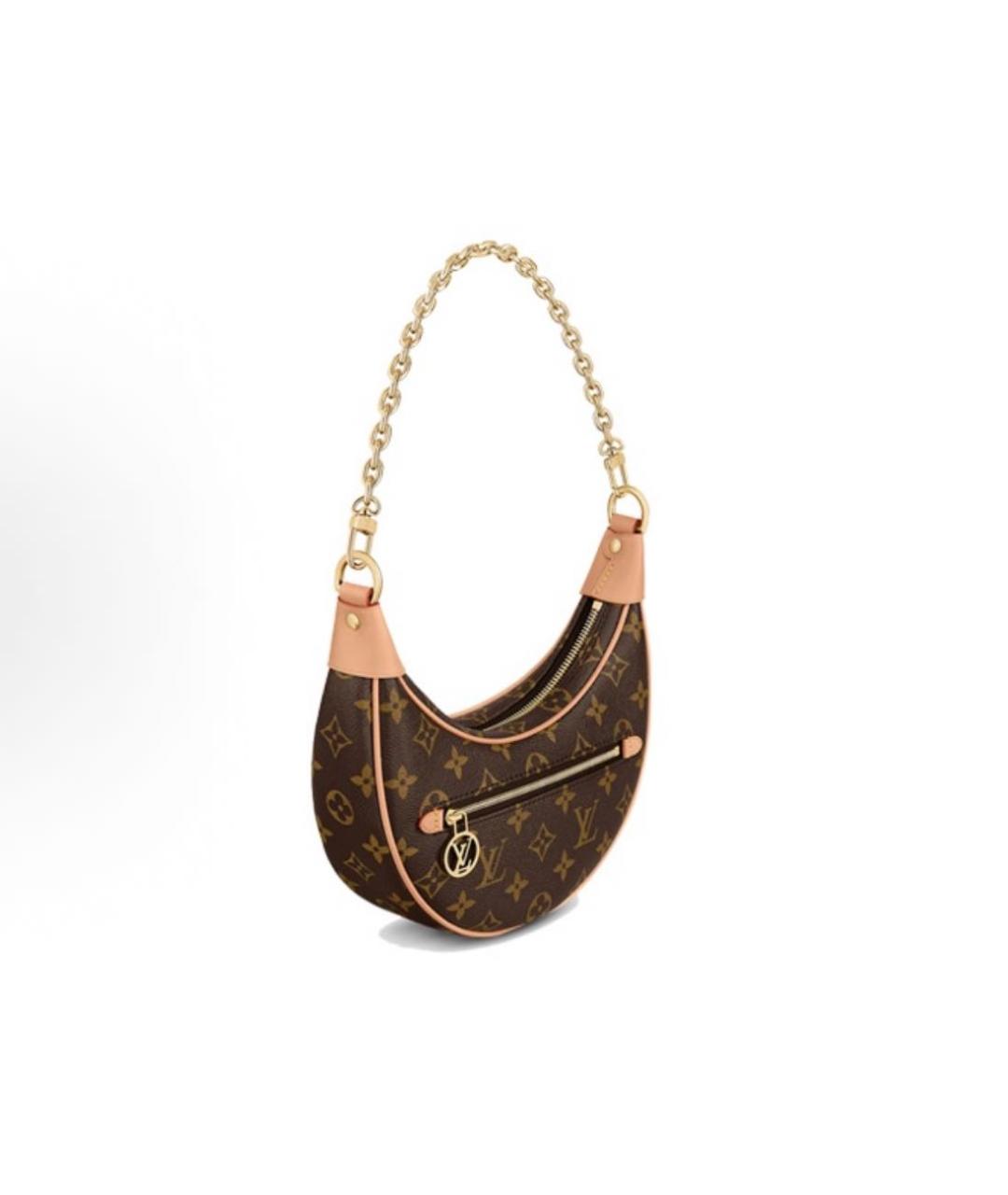 LOUIS VUITTON Коричневая сумка с короткими ручками, фото 2