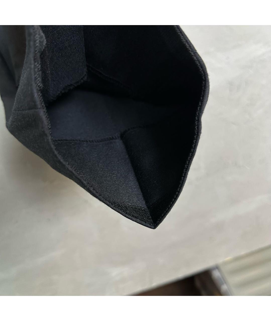 ERMENEGILDO ZEGNA XXX Антрацитовые шерстяные классические брюки, фото 7