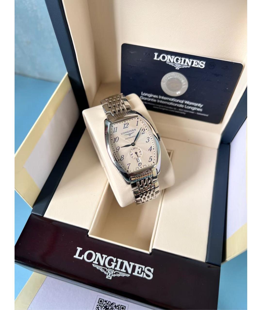 LONGINES Серебряные часы, фото 5