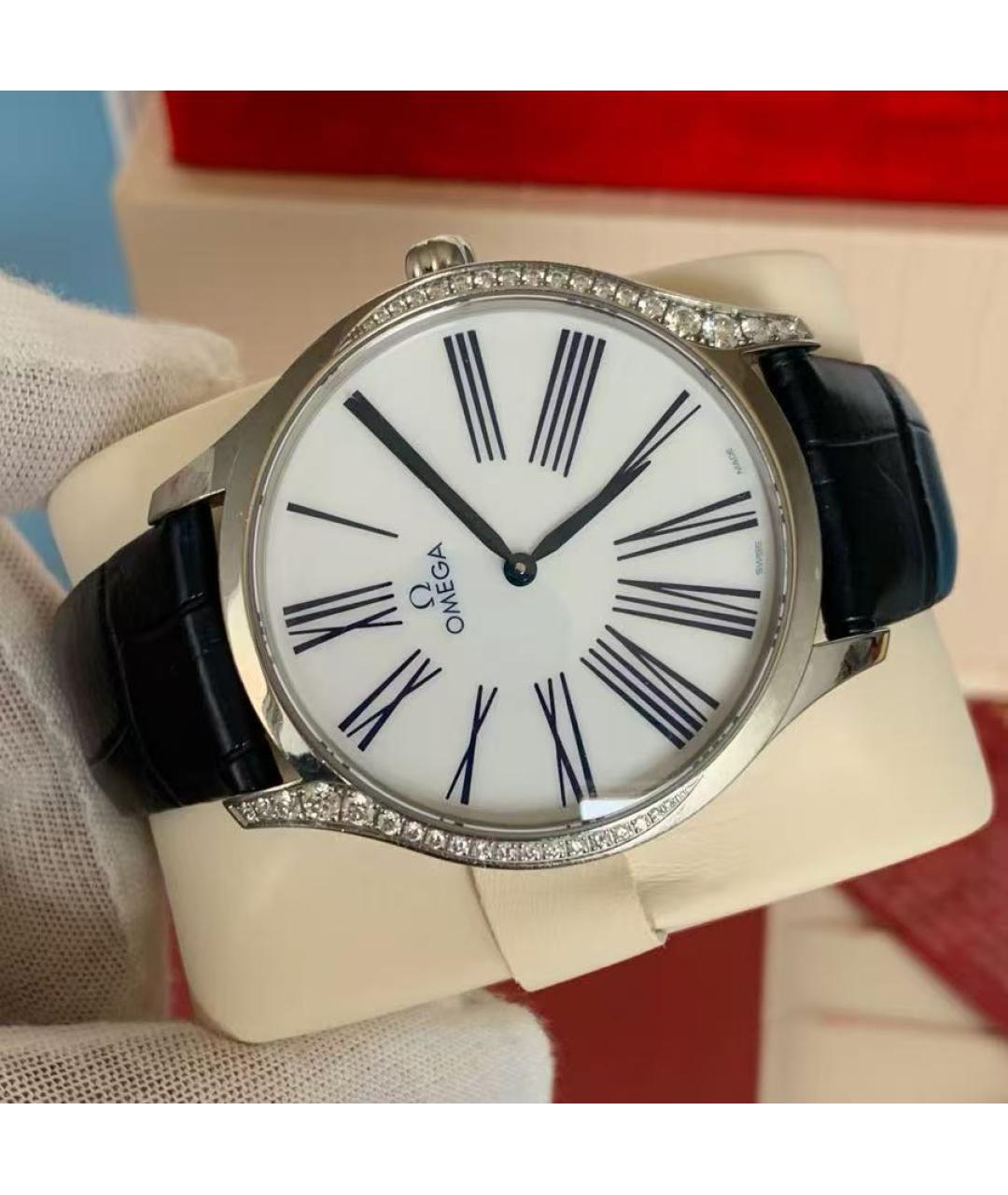OMEGA Серебряные часы, фото 3