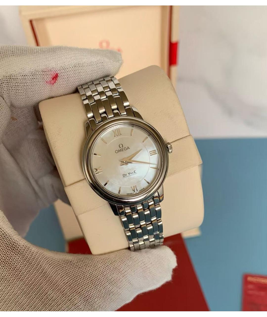 OMEGA Серебряные часы, фото 2