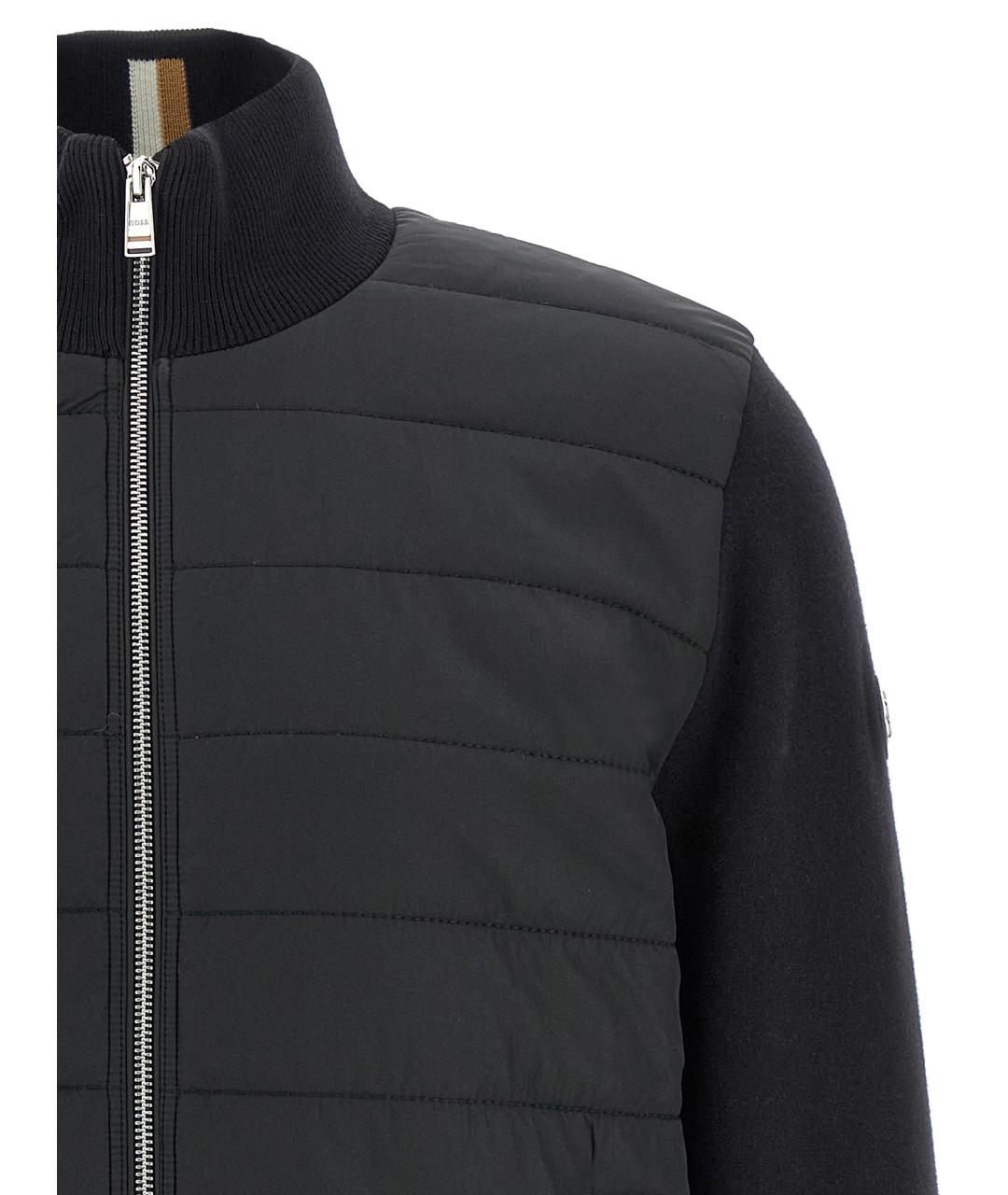 HUGO BOSS Черная шерстяная куртка, фото 3