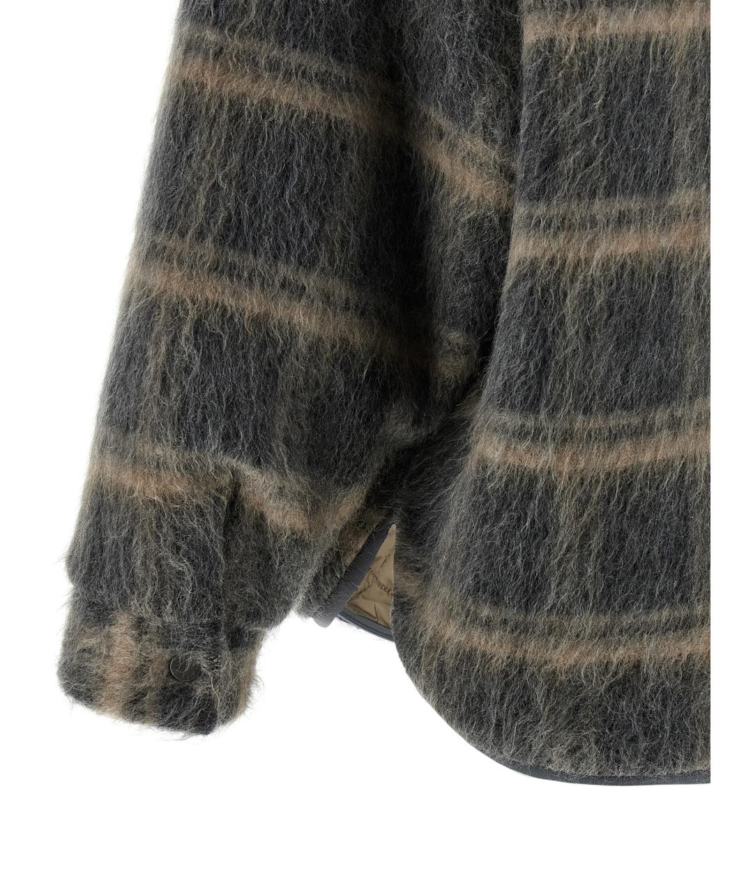 BRUNELLO CUCINELLI Серая шерстяная куртка, фото 4