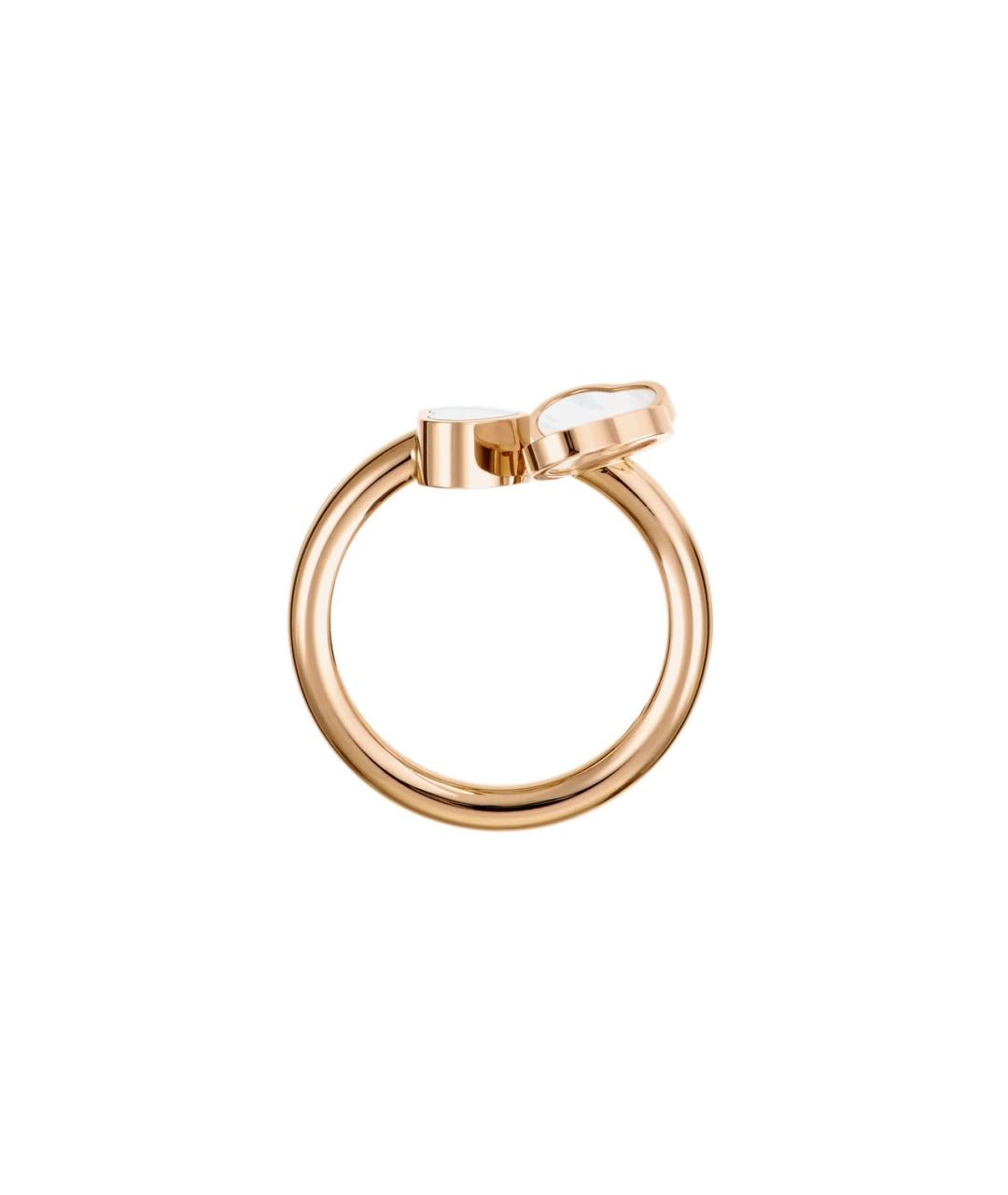 CHOPARD Желтое кольцо из розового золота, фото 3