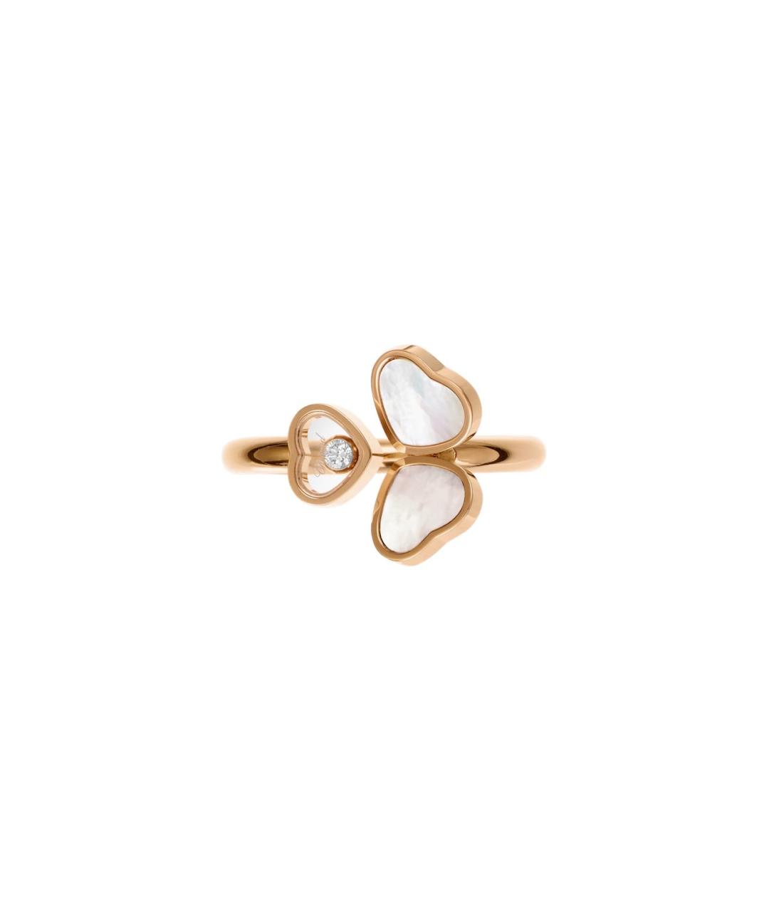 CHOPARD Желтое кольцо из розового золота, фото 2