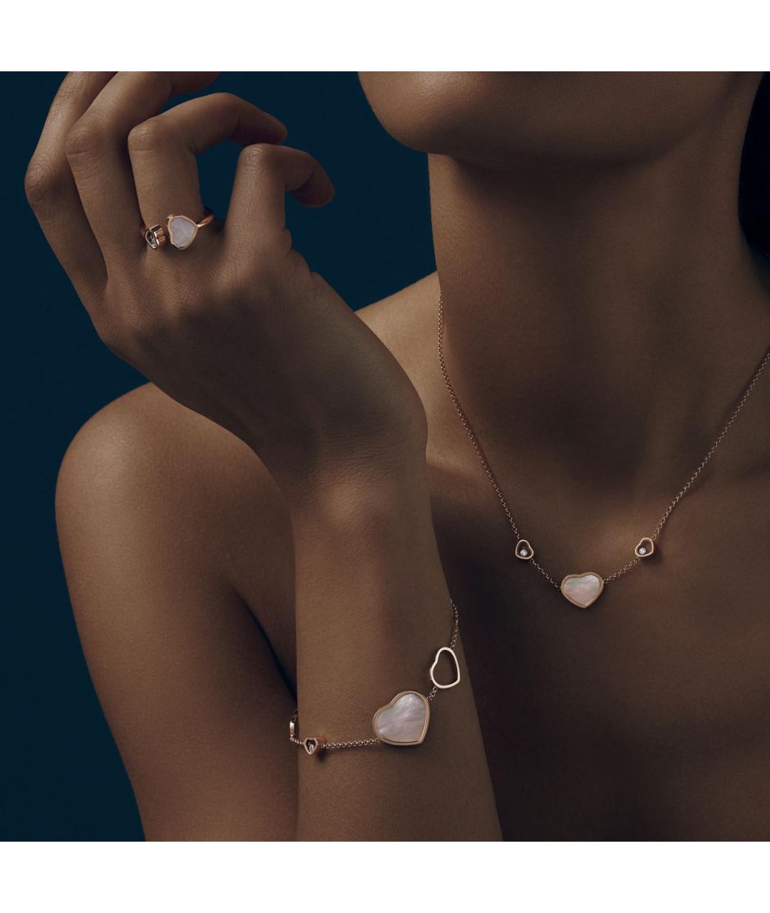 CHOPARD Желтое кольцо из розового золота, фото 4