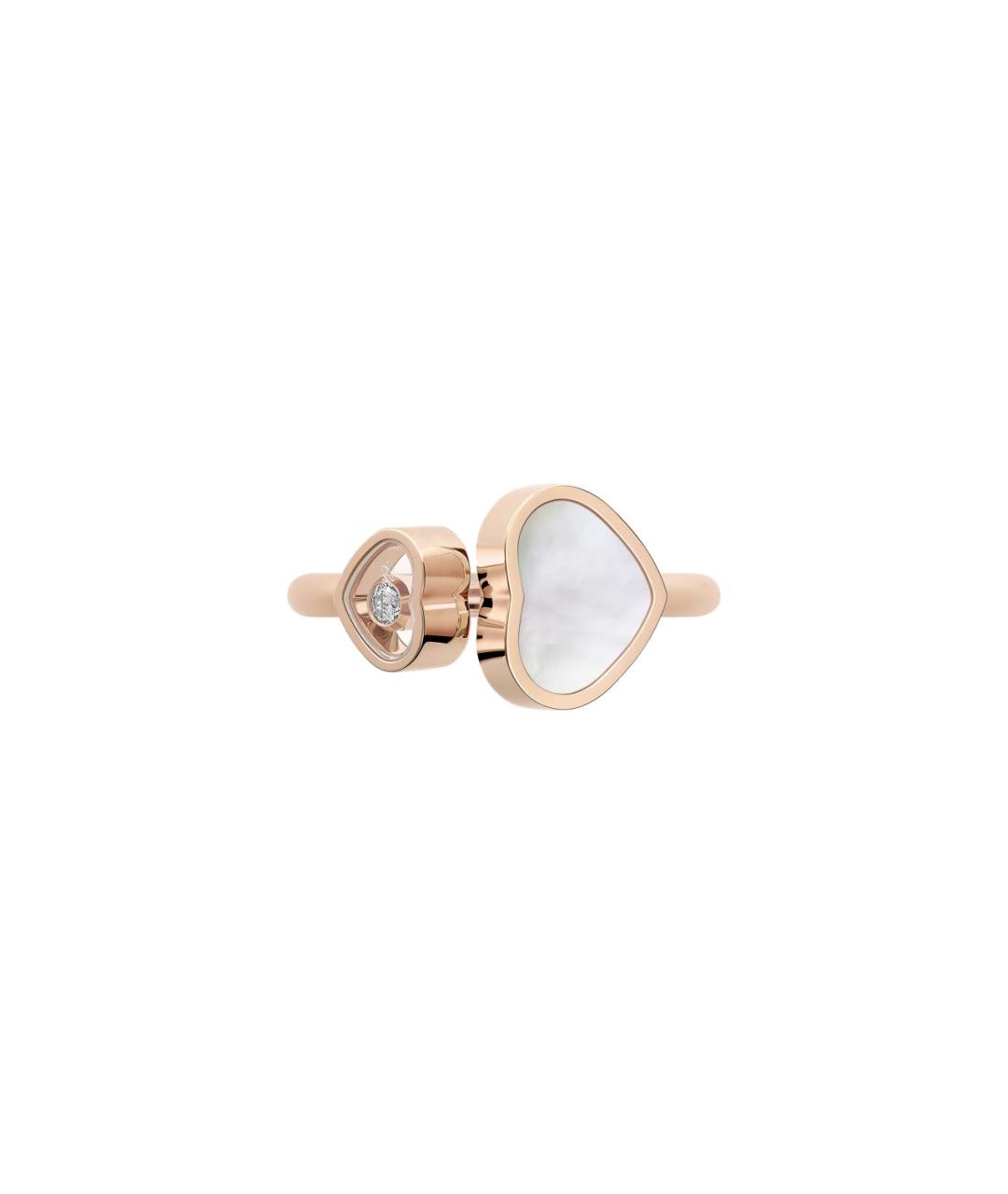 CHOPARD Желтое кольцо из розового золота, фото 2