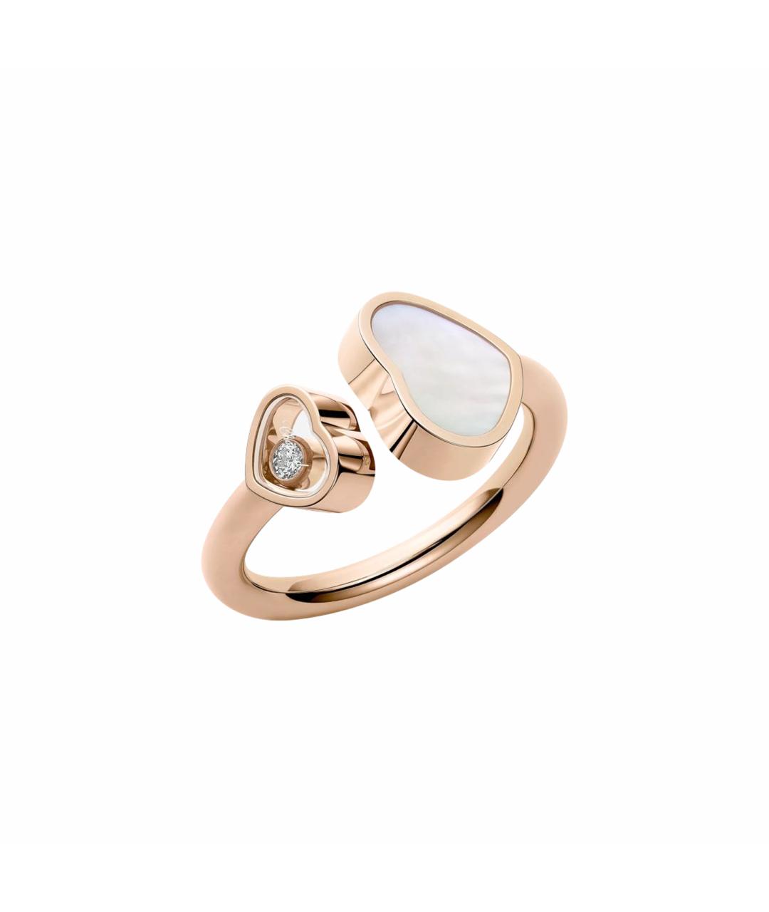 CHOPARD Желтое кольцо из розового золота, фото 1