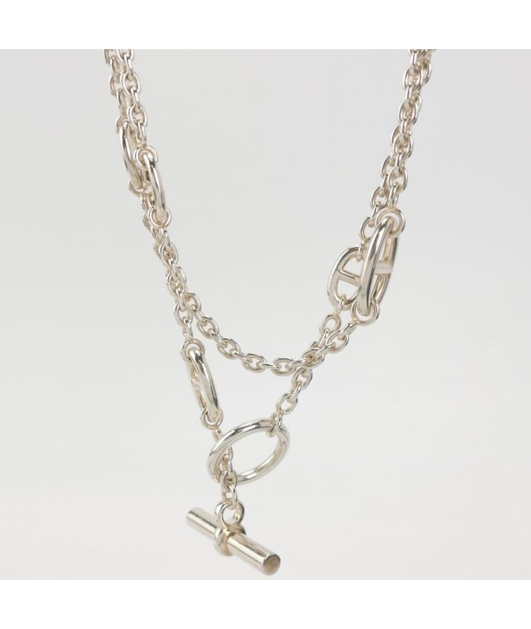 HERMES Серебряная серебряная цепочка, фото 4