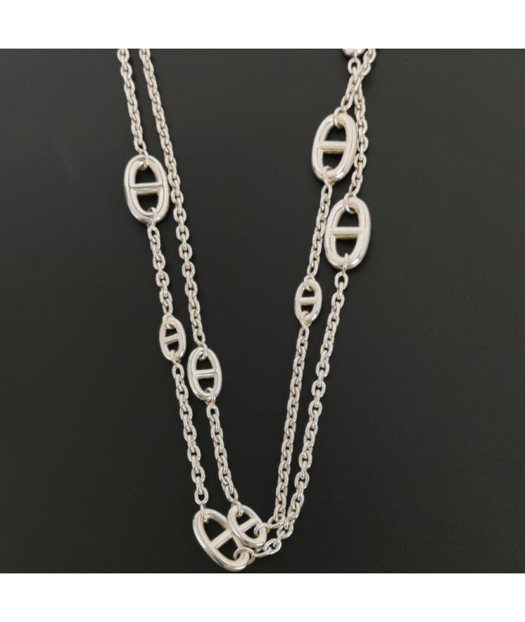 HERMES Серебряная серебряная цепочка, фото 5