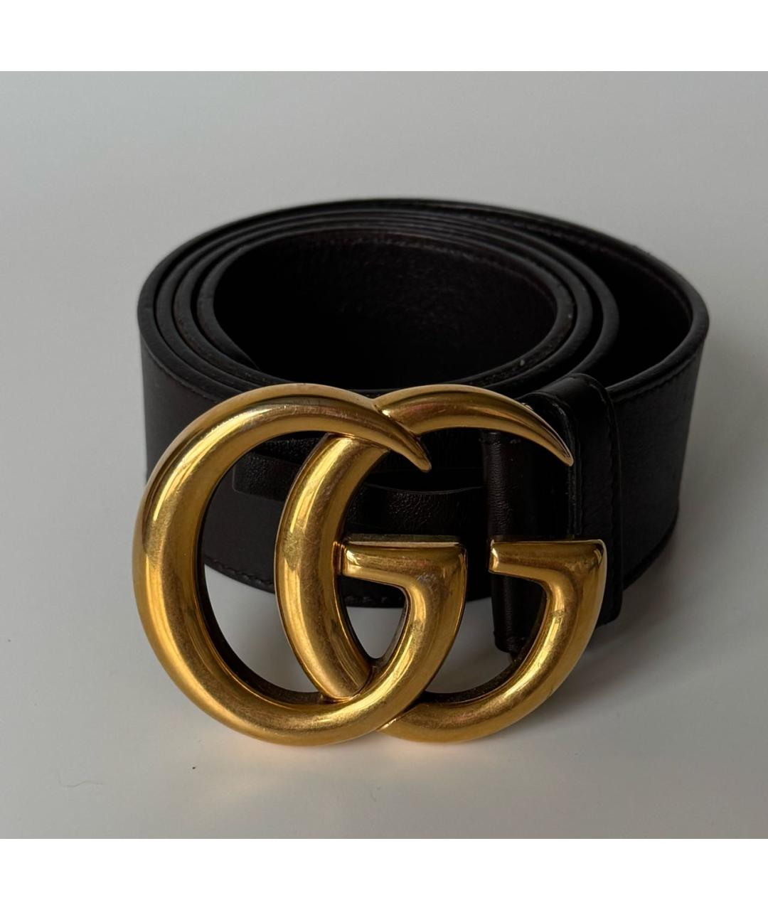 GUCCI Коричневый кожаный ремень, фото 5