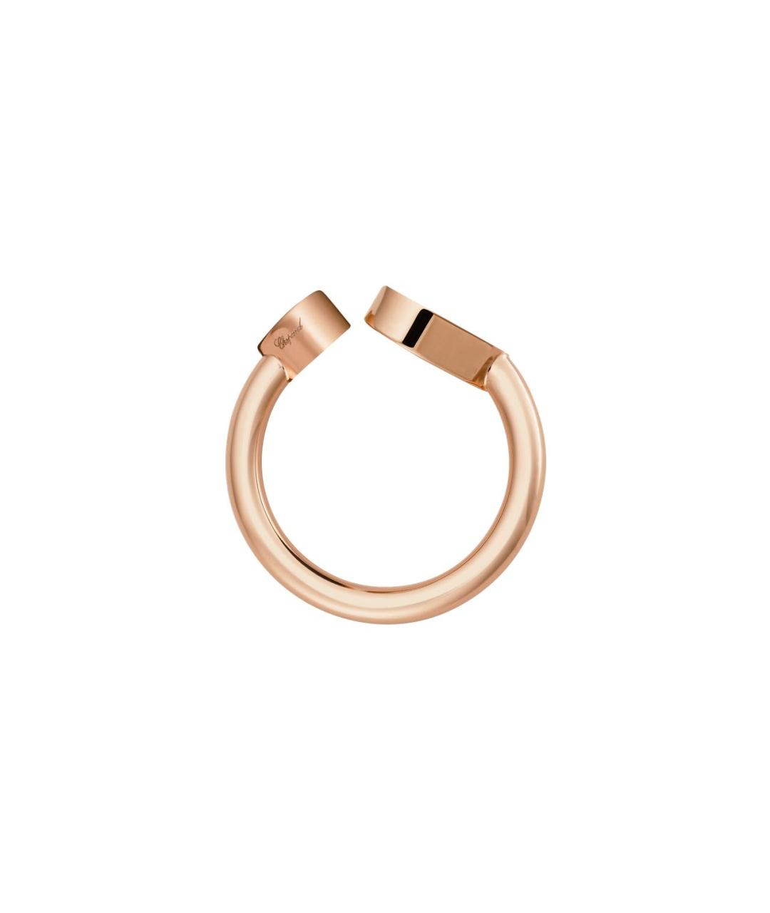 CHOPARD Желтое кольцо из розового золота, фото 3
