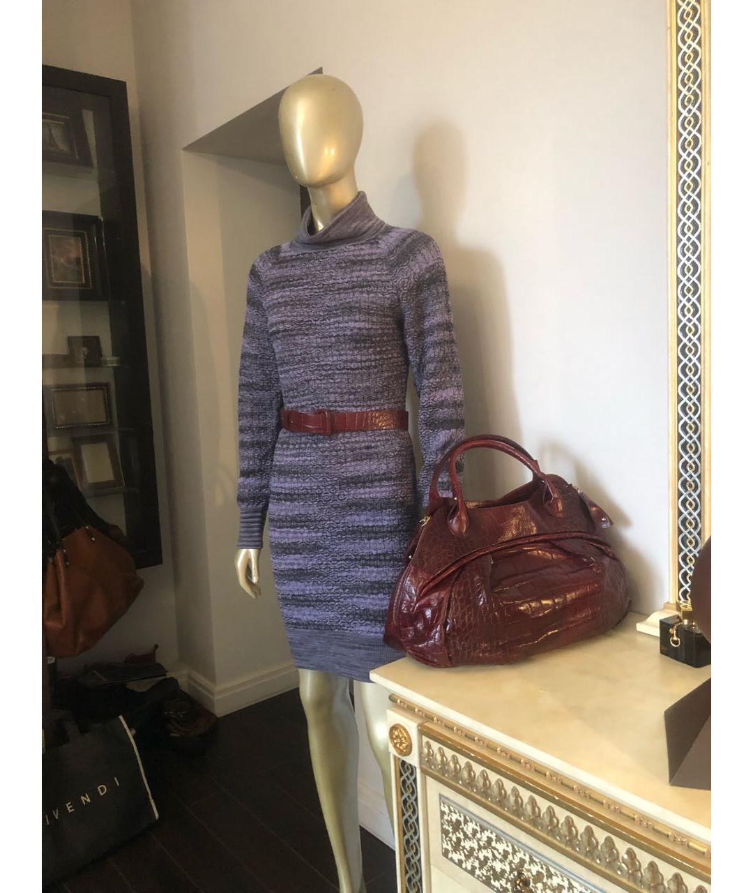 FURLA Бордовая сумка с короткими ручками из лакированной кожи, фото 6