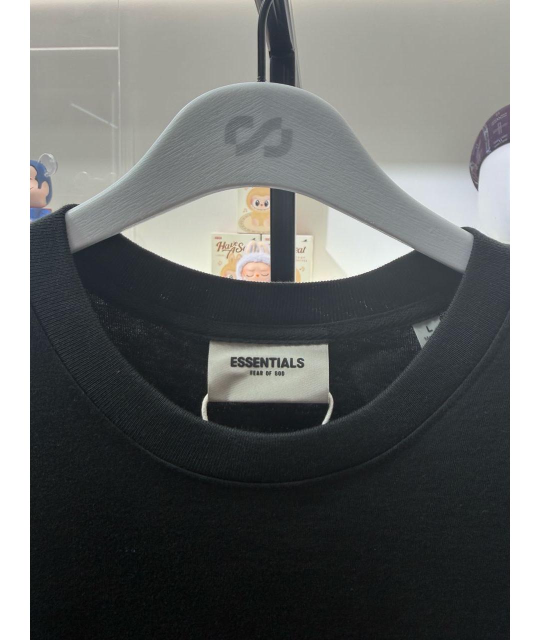 FEAR OF GOD ESSENTIALS Черная футболка, фото 3