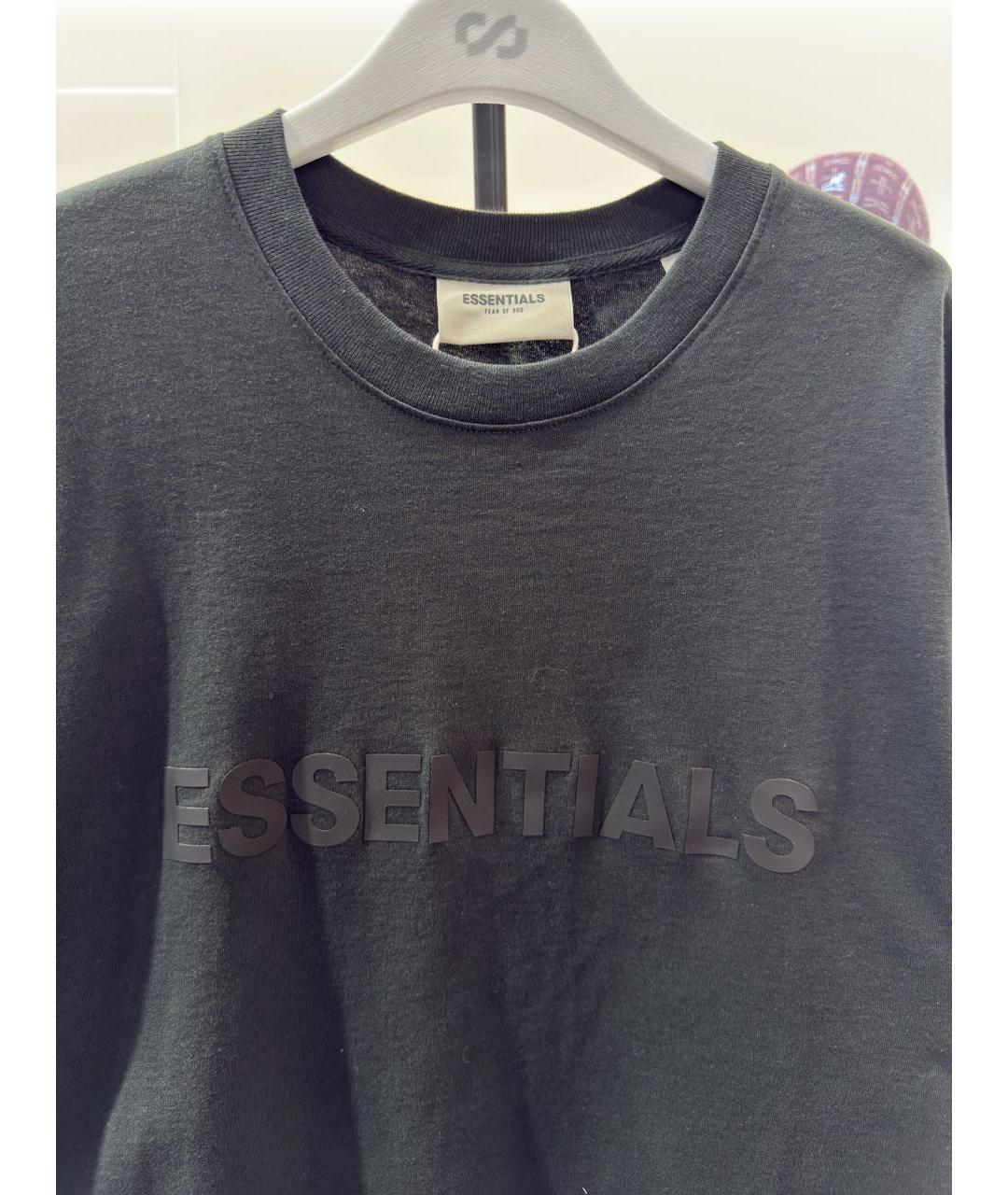 FEAR OF GOD ESSENTIALS Черная футболка, фото 5