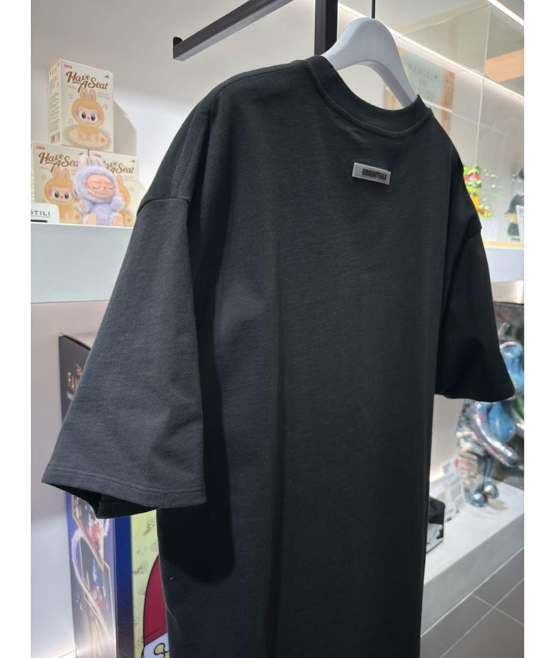 FEAR OF GOD ESSENTIALS Черная футболка, фото 6