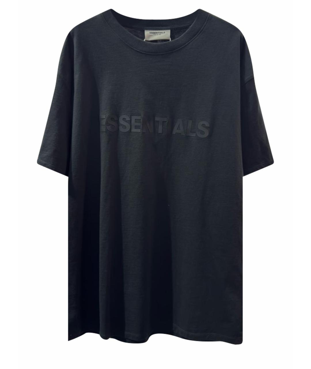 FEAR OF GOD ESSENTIALS Черная футболка, фото 1