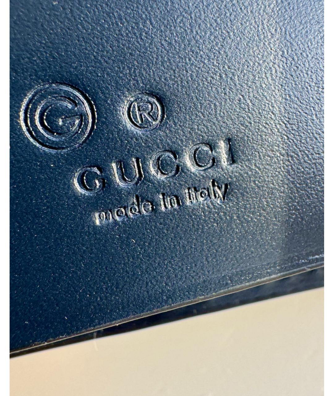 GUCCI Темно-синяя ключница, фото 7