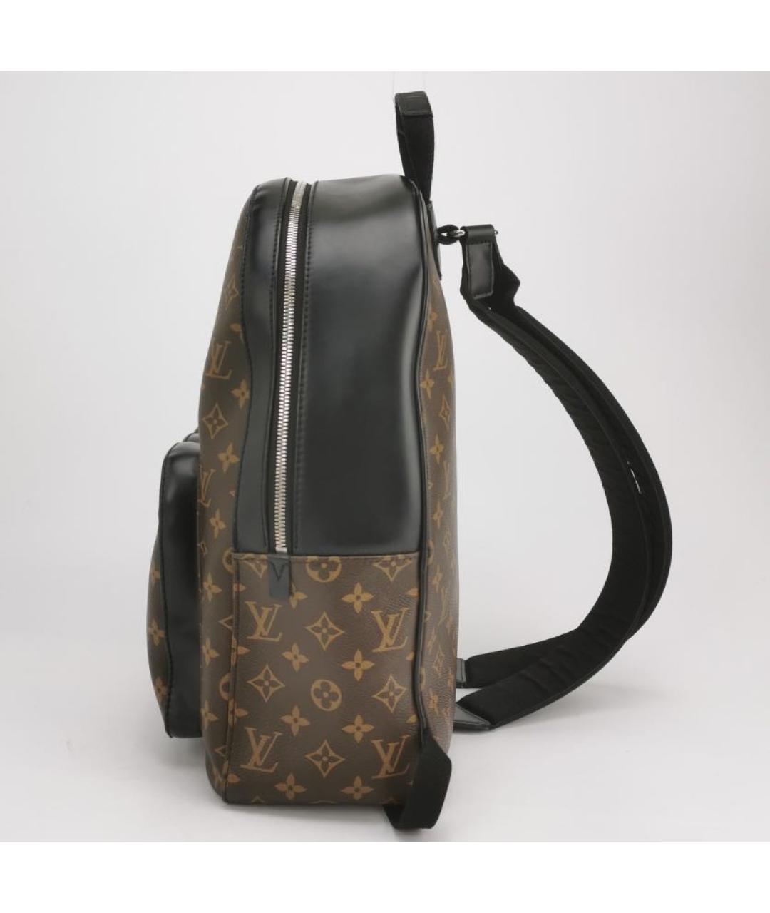 LOUIS VUITTON Коричневый кожаный рюкзак, фото 2