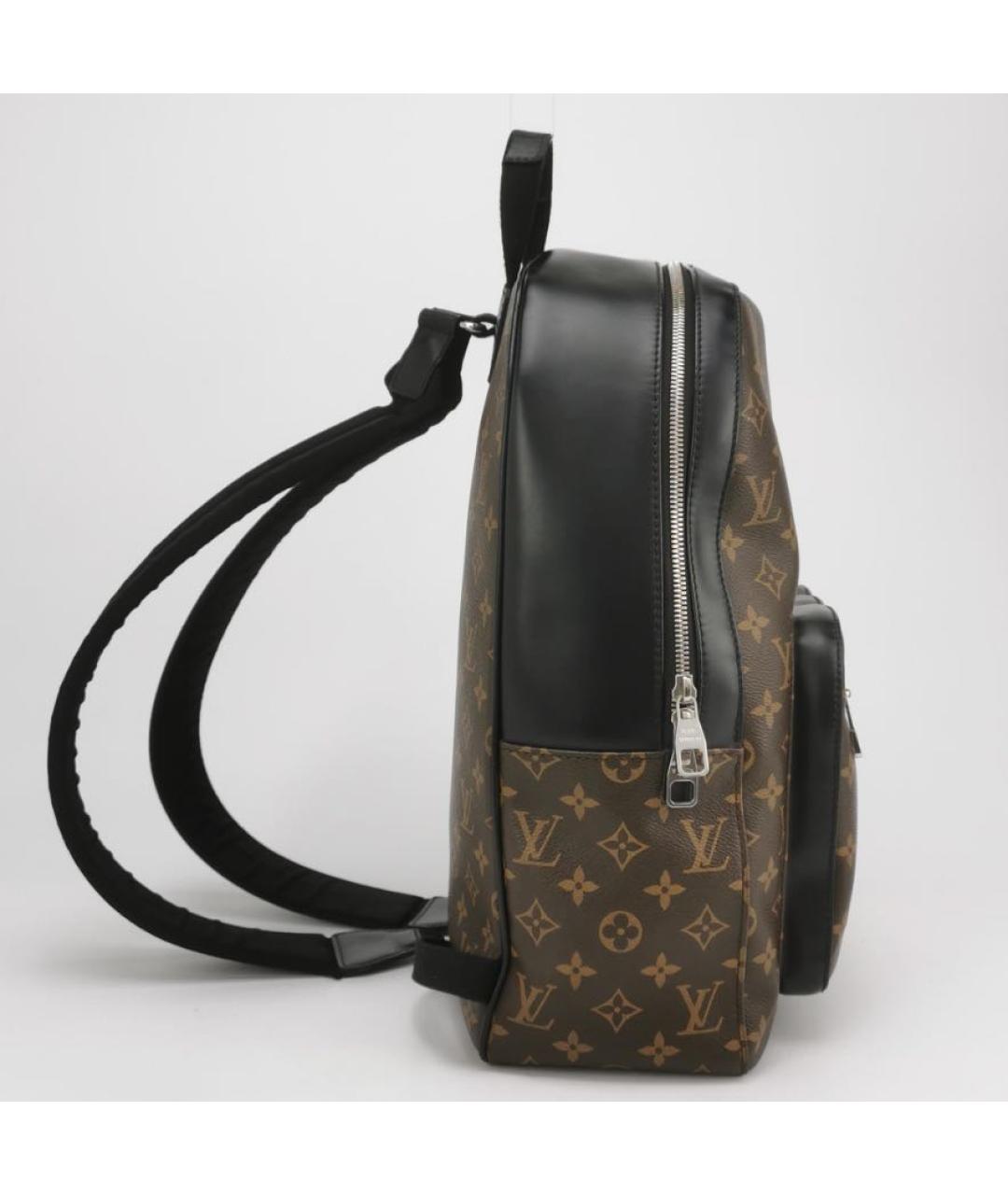LOUIS VUITTON Коричневый кожаный рюкзак, фото 3
