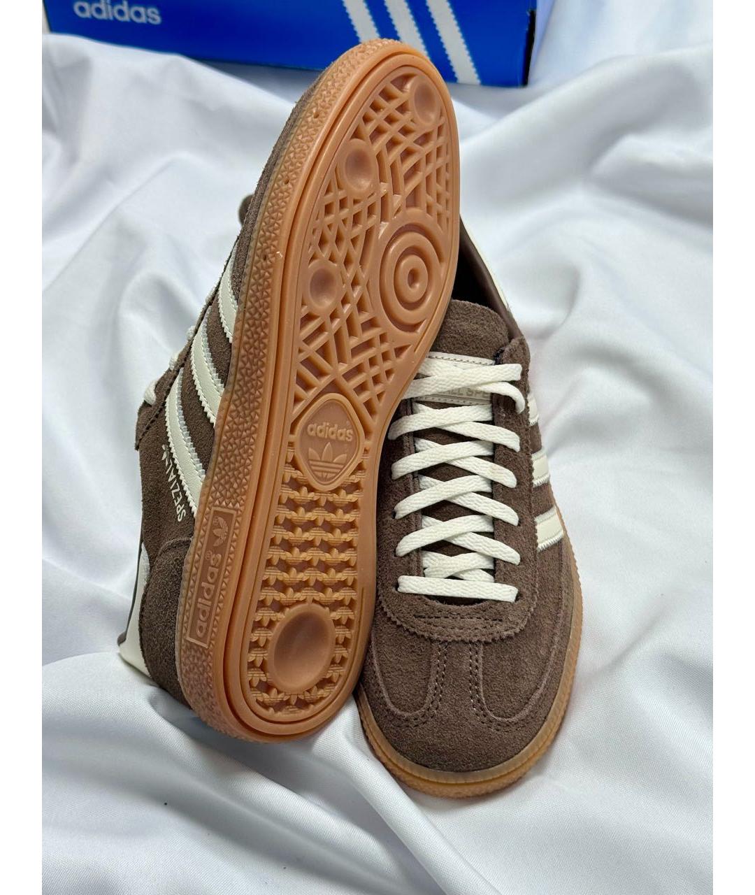 ADIDAS Коричневые замшевые кроссовки, фото 6