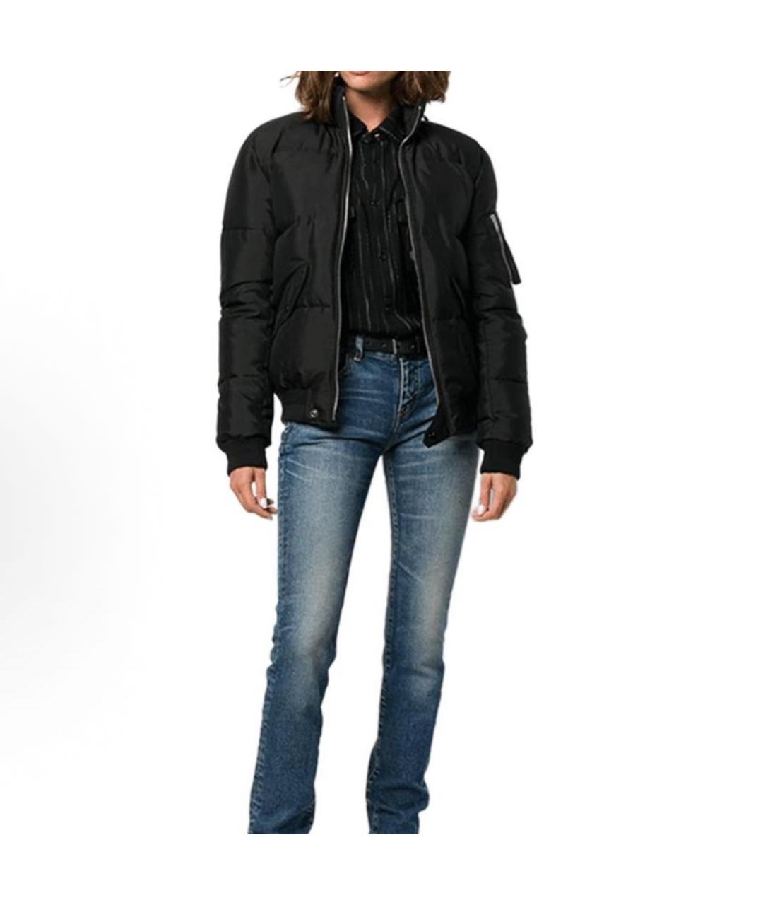 SAINT LAURENT Черная куртка, фото 2