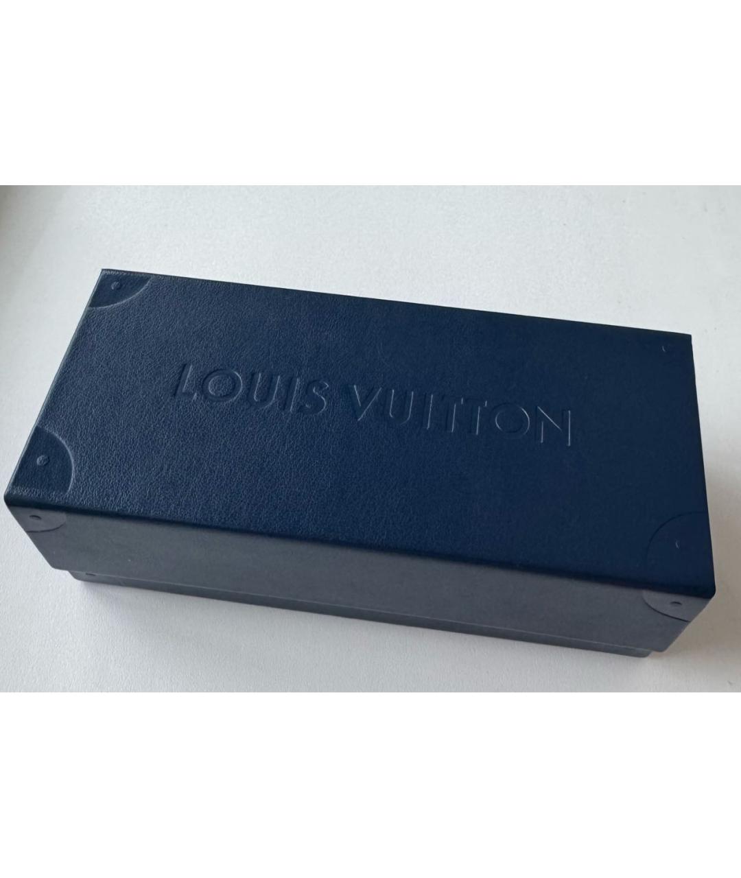 LOUIS VUITTON Коричневые пластиковые солнцезащитные очки, фото 4