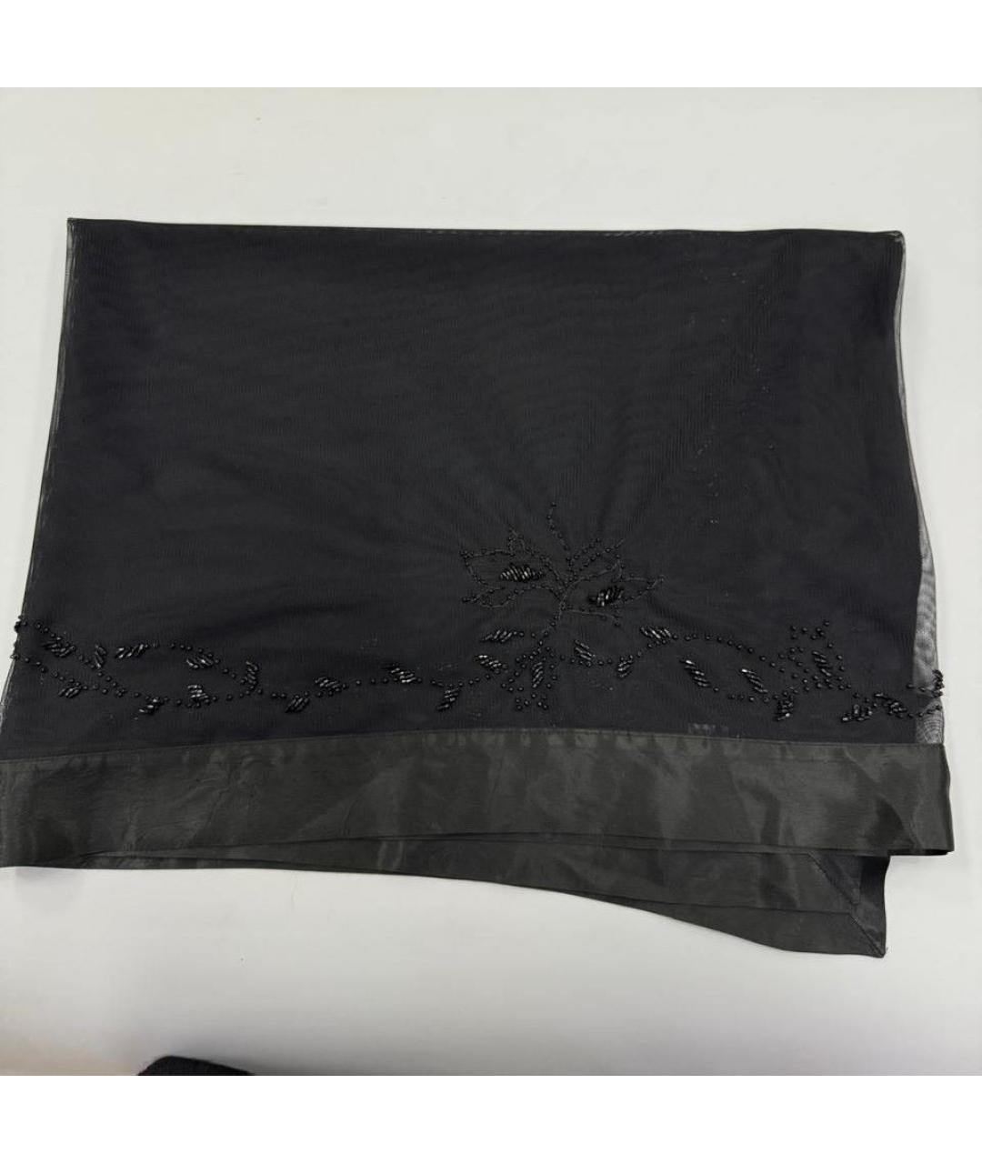 DOLCE&GABBANA Черный шарф, фото 10