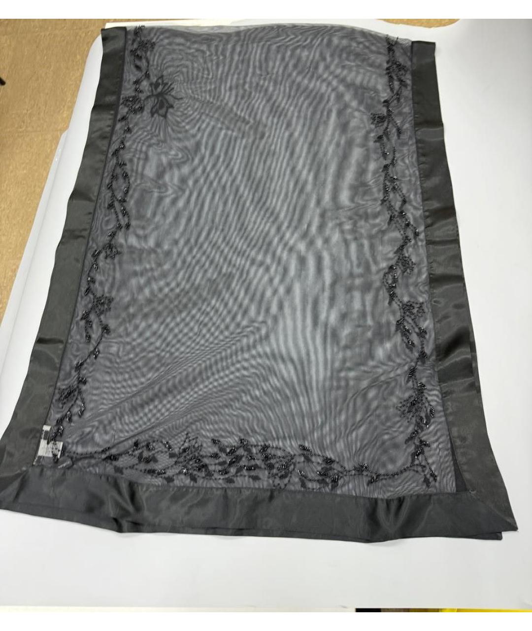 DOLCE&GABBANA Черный шарф, фото 2