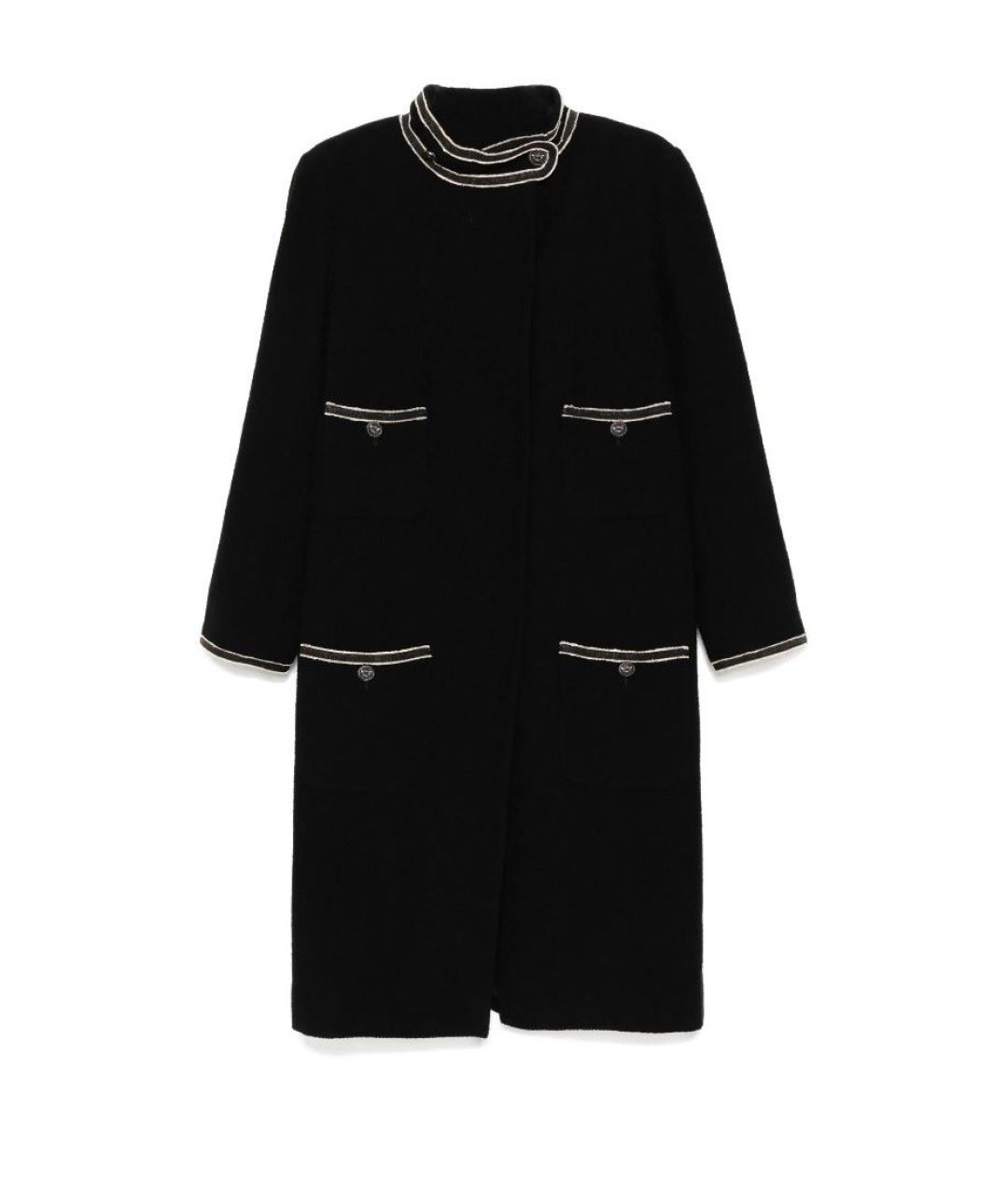 CHANEL Черное пальто, фото 1