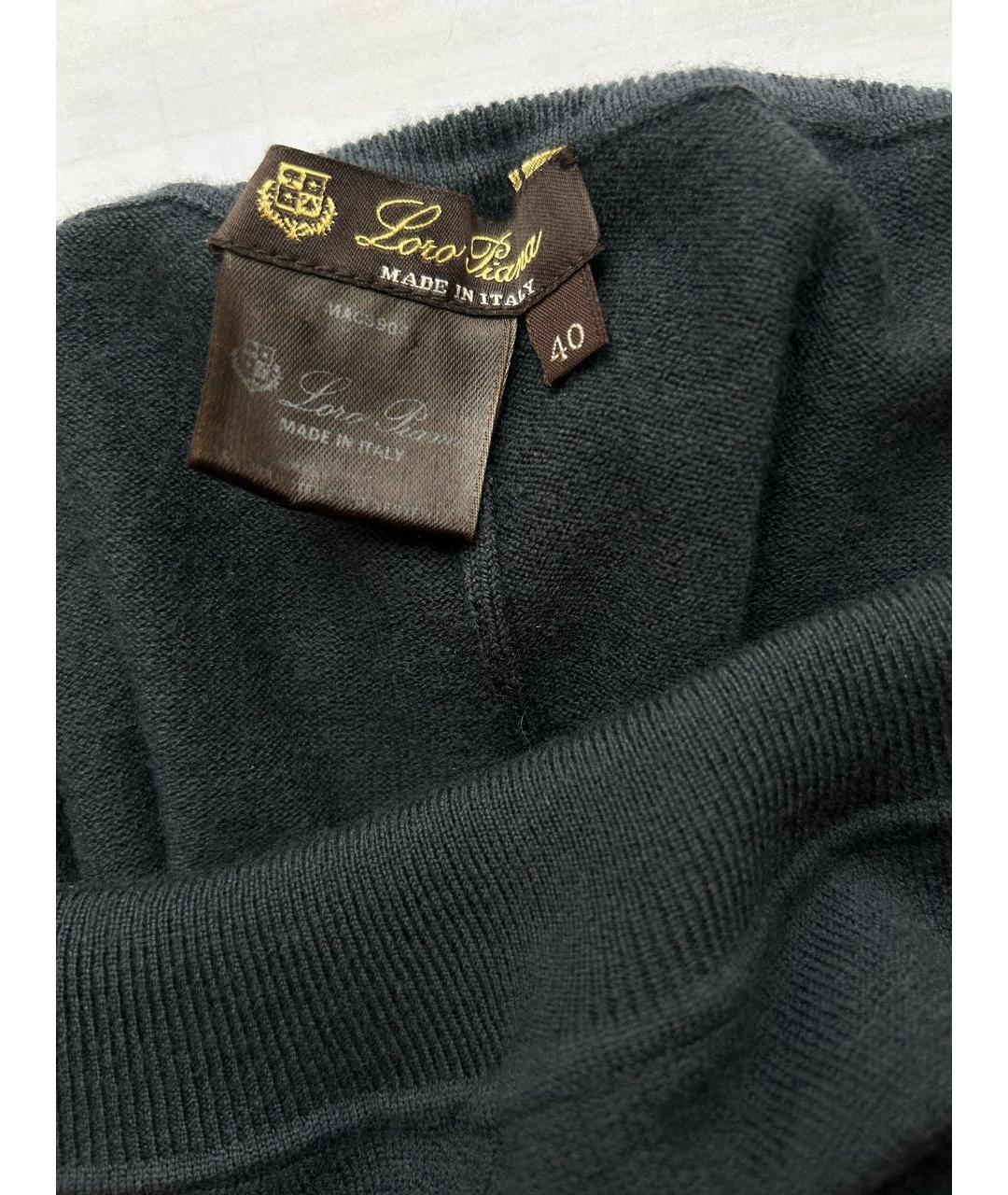 LORO PIANA Синие кашемировые леггинсы и велосипедки, фото 4