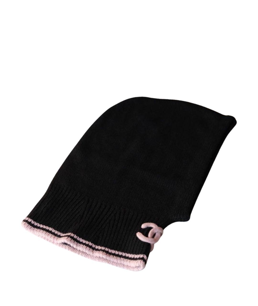 CHANEL Черная шерстяная шляпа, фото 3