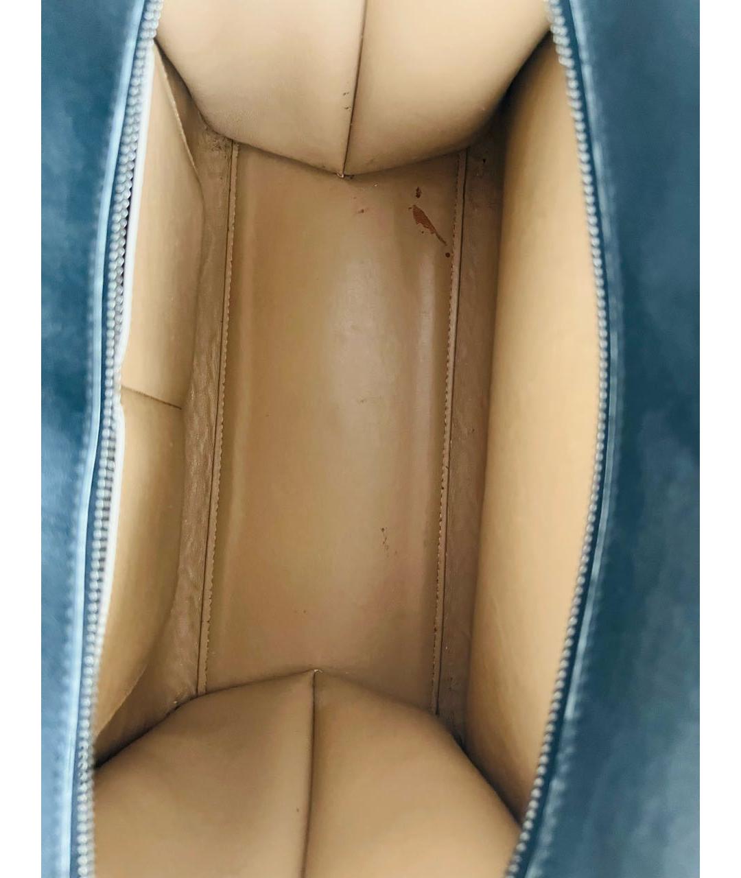 FENDI Бежевая кожаная сумка тоут, фото 6