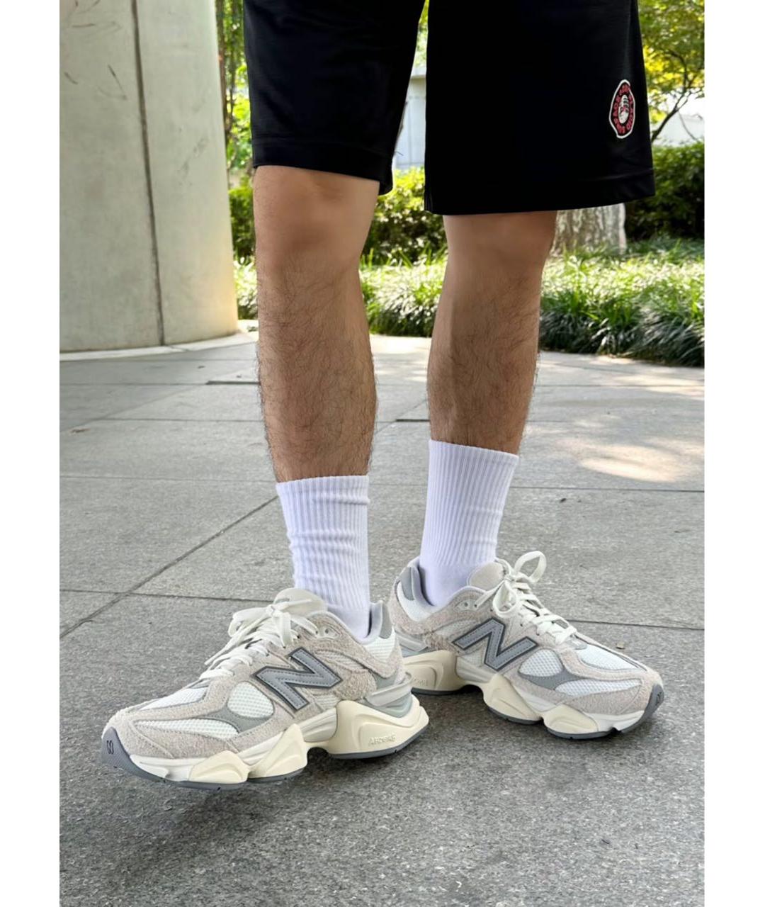 NEW BALANCE Белые текстильные низкие кроссовки / кеды, фото 2